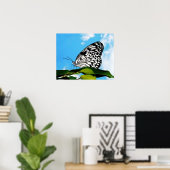 Poster Papillon et ciel (Bureau à domicile)