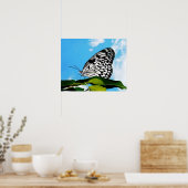 Poster Papillon et ciel (Cuisine)