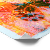 Poster papillon et pâquerettes  (Coin)