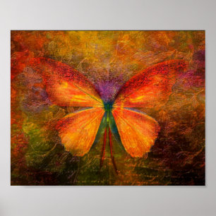 Poster Papillon fantaisie 