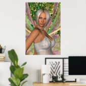 Poster Papillon Fée (Bureau à domicile)
