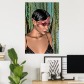 Poster Papillon Fée (Bureau à domicile)