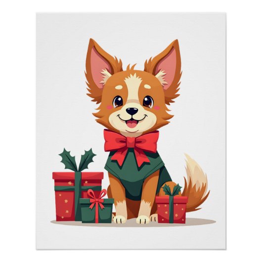 Poster Papillon Festive Bow (Devant)