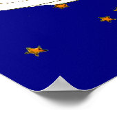 Poster papillon fille dans l'espace (Coin)