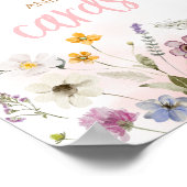 Poster Papillon Fleur sauvage Baby showers cadeaux et car (Coin)