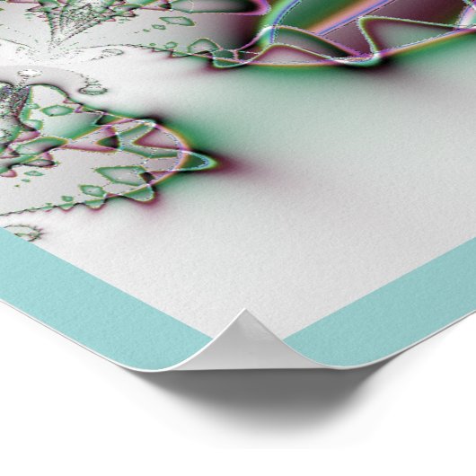 Poster Papillon fractal (Coin)