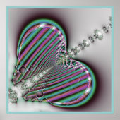 Poster Papillon fractal (Devant)