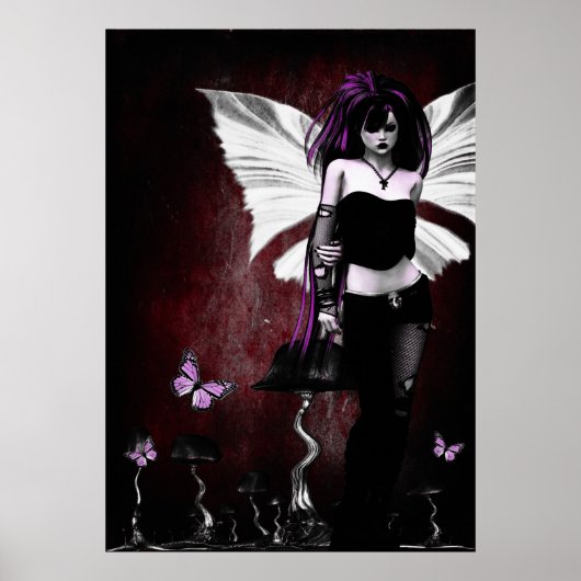 Poster Papillon gothique (Devant)