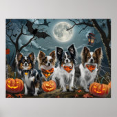 Poster Papillon Halloween Éffrayant (Devant)
