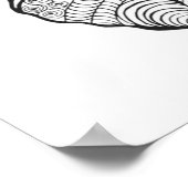 Poster Papillon inspiré (Coin)