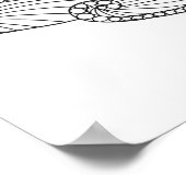 Poster Papillon inspiré Art 2 (Coin)