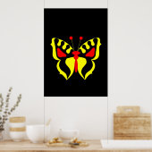 Poster Papillon jaune (Cuisine)
