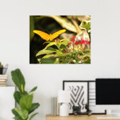 Poster Papillon jaune (Bureau à domicile)