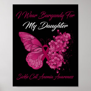 Poster Papillon Je Porte La Bourgogne Pour Ma Fille Fauci