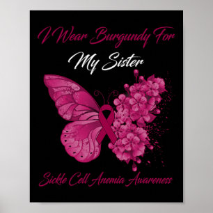 Poster Papillon Je Porte La Bourgogne Pour Ma Soeur Fauci