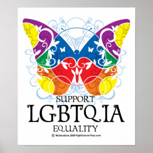 Poster Papillon LGBTQIA