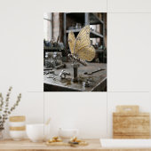 Poster Papillon Lumineux à Ressort (Cuisine)