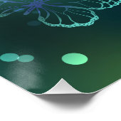 Poster Papillon lumineux et papillons de nuit (Coin)