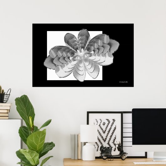 Poster Papillon Luna (Bureau à domicile)