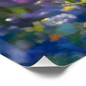 Poster Papillon minuscule sur les Fleurs sauvages au leve (Coin)