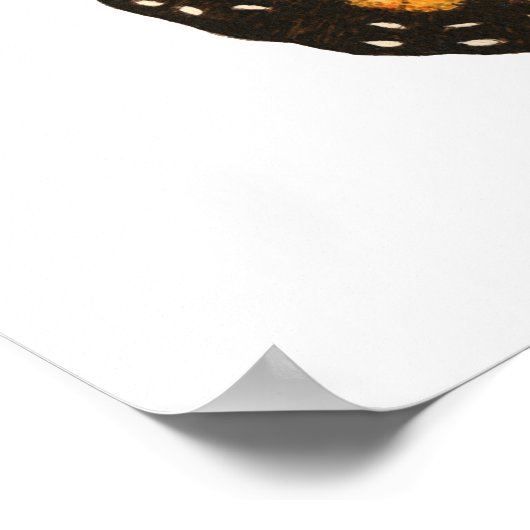 Poster Papillon monarque (Coin)