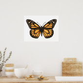 Poster Papillon monarque (Cuisine)