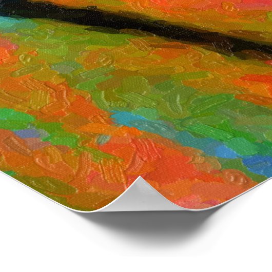 Poster Papillon monarque (Coin)