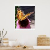 Poster Papillon Monarque 2 (Cuisine)