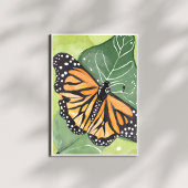Poster Papillon Monarque | Peinture Aquarelle