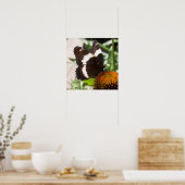 Poster Papillon noir et blanc 49 (Cuisine)