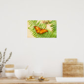 Poster papillon Orange Cruiser (Cuisine)