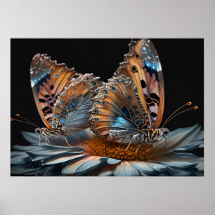 Poster papillon-papillon