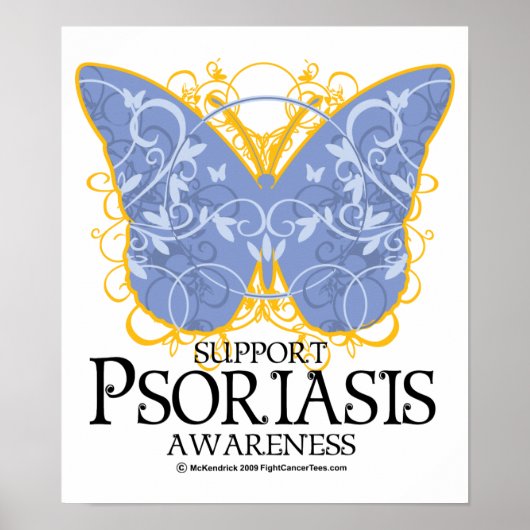 Poster Papillon Psoriasis (Devant)
