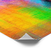 Poster Papillon psychodelique (Coin)