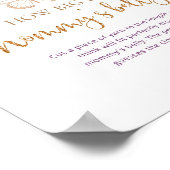 Poster Papillon quelle taille est l'affiche de jeu ventre (Coin)