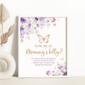 Poster Papillon quelle taille est l'affiche de jeu ventre