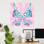 Poster Papillon rétro Abstrait Pop Art<br><div class="desc">Transformez votre espace avec cette **Abstraite Poster à papillon rétro**, avec un design papillon dynamique et coloré qui mêle les motifs géométriques à une touche pop-art moderne. Cette oeuvre d'art accrocheuse est parfaite pour ajouter une touche artistique unique à n'importe quelle pièce, ce qui la rend idéale pour les chambres,...</div>
