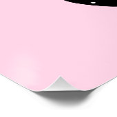 Poster Papillon rose et violet (Coin)