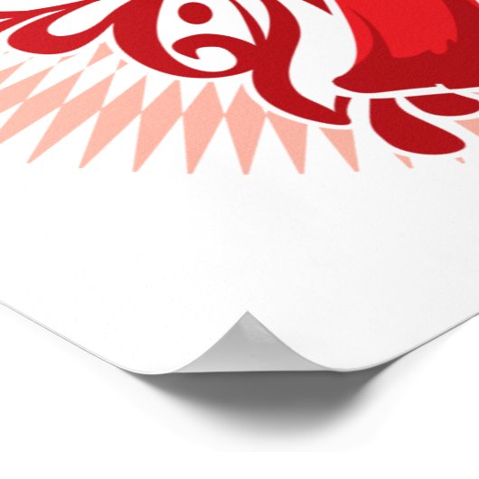 Poster Papillon sida/VIH 3 (Coin)