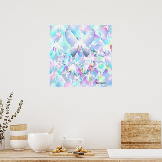 Poster Papillon Sky (Cuisine)