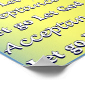 Poster Papillon Slogan (Coin)