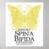 Poster Papillon Spina Bifida (Devant)
