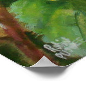 Poster Papillon sur les tournesols (Coin)