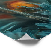 Poster Papillon sur un souci (Coin)
