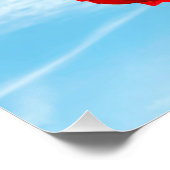 Poster Papillon Tiger longwing pollinisant une rose Don J (Coin)