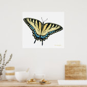 Poster Papillon Tiger Swallowtail Print (Cuisine)