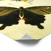 Poster Papillon vintage 385 (Coin)