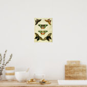 Poster Papillon vintage 385 (Cuisine)