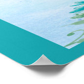 Poster Papillon vintage, Fleurs et Fleurs 90e anniversair (Coin)