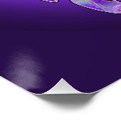 Poster Papillon Violet 31 (Coin)